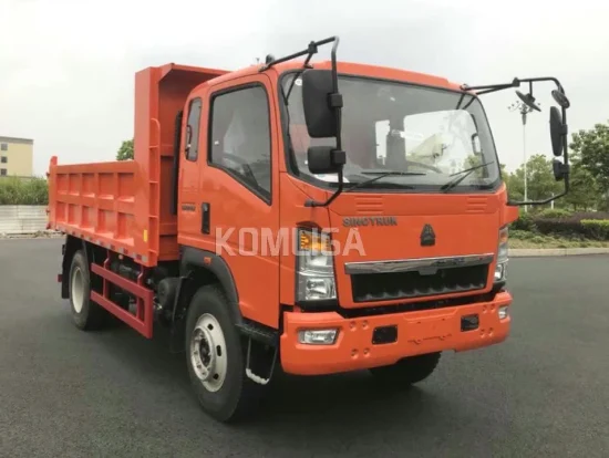 Sinotruck 4X2 camion léger HOWO 6 roues camion cargo benne mini camion à benne basculante et prix de camion à benne basculante d'occasion à vendre