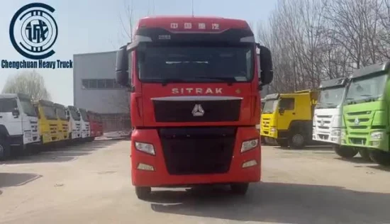 Chine 2017/2018/2019 année utilisée 430HP/440 HP Sinotruk HOWO Sitrak T7h tête de camion tracteur GNC 6X4 utilisé camions tracteurs GNC Euro 5