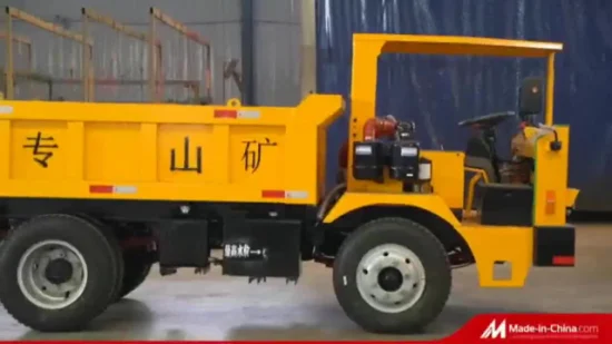 Camion-benne minier de haute qualité de 5 tonnes pour véhicule spécial de rampe d'équipement minier, véhicule à arbre
