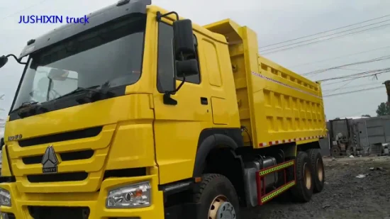 Shacman Sino Sinotruk HOWO d'occasion 371/375/420HP 6X4 Euro2 10 roues/pneus camion de sable benne basculante carrière HOWO camion à benne basculante utilisé camion à benne basculante