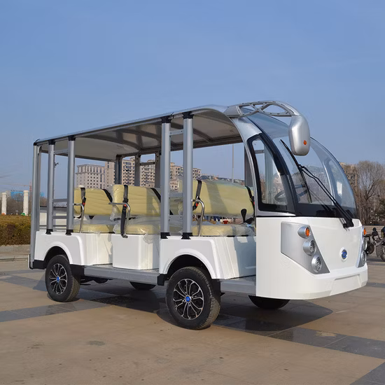 Bus touristique de la ville, nouvelle énergie électrique, Long bus public pour passagers, 11 sièges, voitures classiques de Beverly Hills