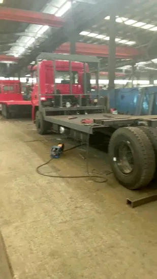 Dayun 8X4 camion-grue à plat avec rampe de treuil pour le transport de machines lourdes camion-grue à plat